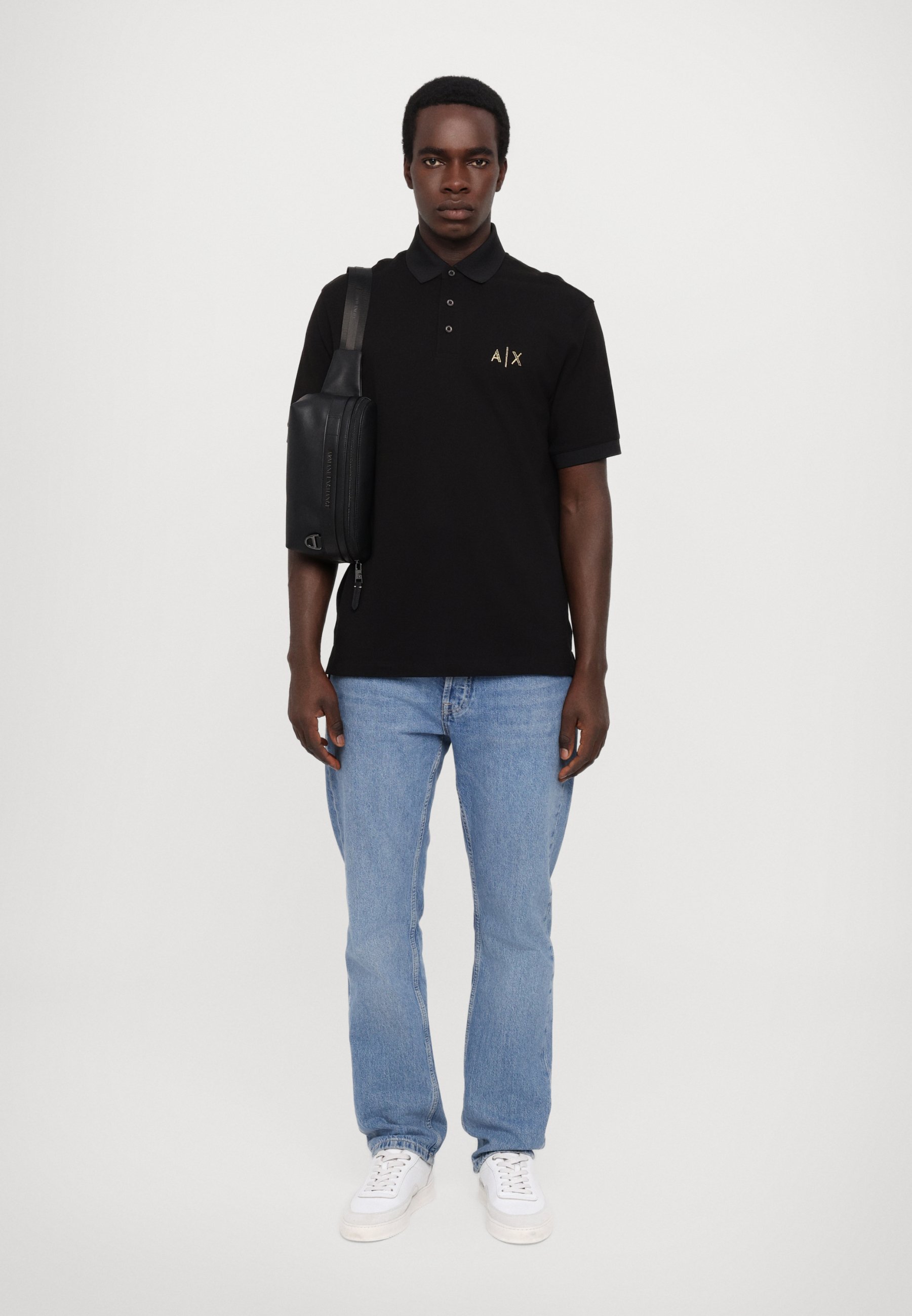 Armani Exchange Polo shirt - black - Zalando.co.uk