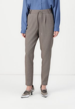 ONLPOPTRASH ALAKI LIFE EASY PANT - Bukse - walnut melange