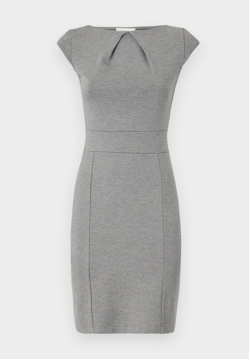 Anna Field Jerseyjurk grijs gemêleerd