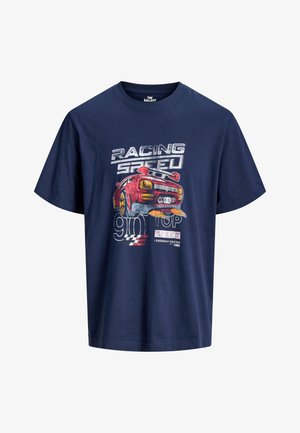 Jack & Jones, JORRETRO ACTION MOVIE TEE SS CN TG PLS - T-shirts print - sky captain