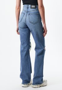 Dr.Denim ECHO - Straight leg jeans - drift mid destroyed