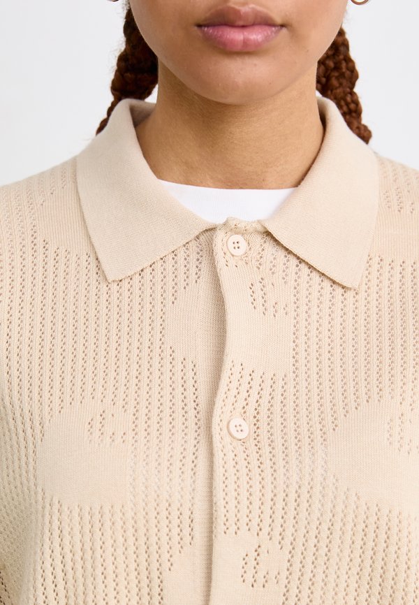 TEMPLE  - Button-down blouse - fleur de sel4