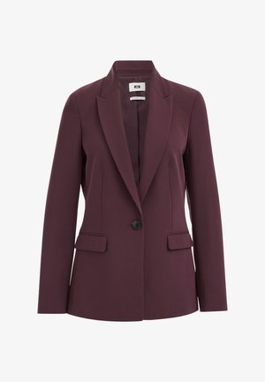 WE Fashion, WE FASHION DAMES NAUWSLUITENDE BLAZER - MARLY - Blazer - aubergine