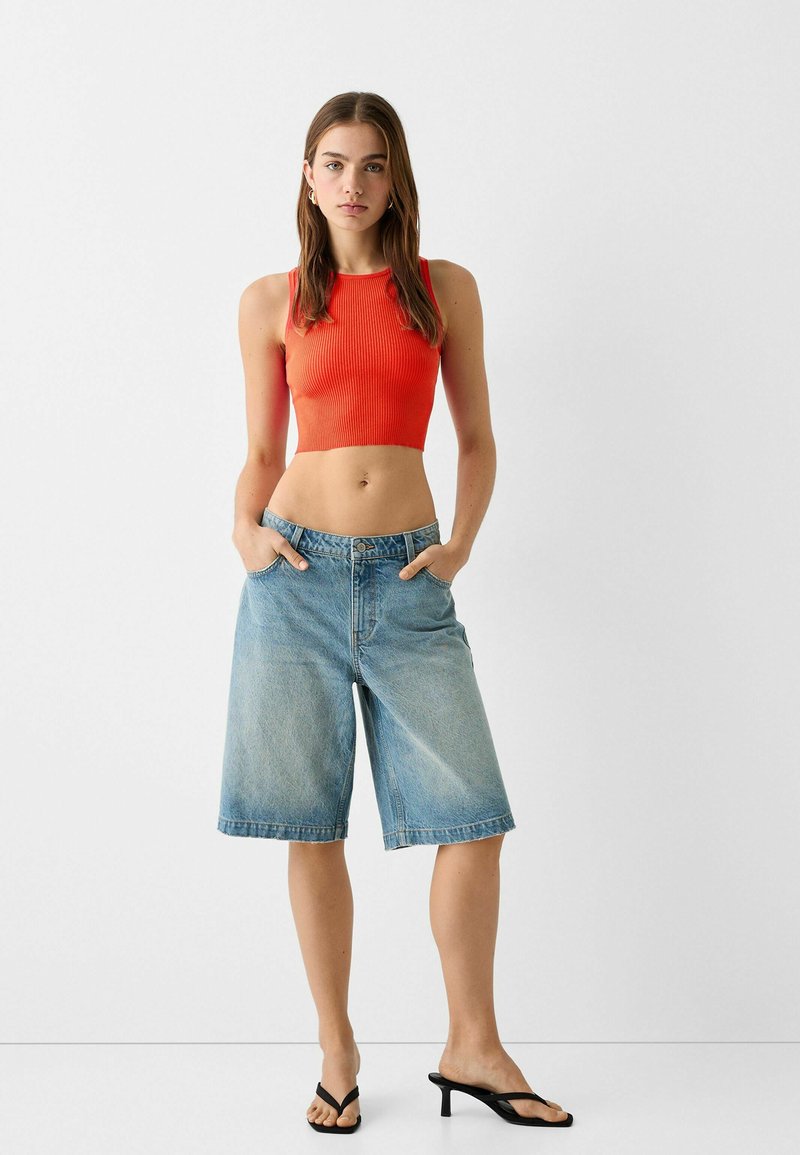 Bershka Top rood Bershka Top rood