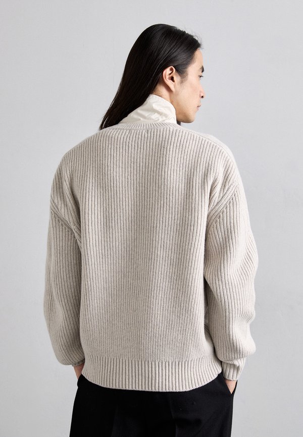 COLE HYBRID QUARTER ZIP - Jumper - moonbeam3