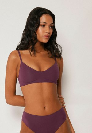 Calzedonia, INVISIBLE BONDING BUSTIER - Bikinitop - burgundy