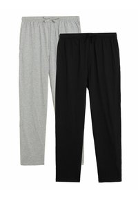 Marks & Spencer 2 PACK PURE COTTON - Pyjamabroek - grey mix