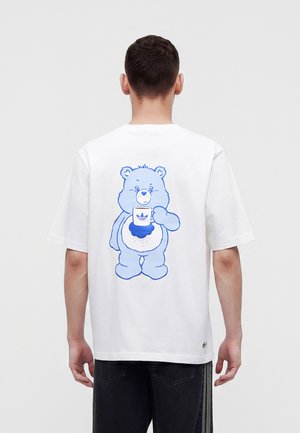 adidas Originals, BIG TEE UNISEX - T-shirt con stampa - white