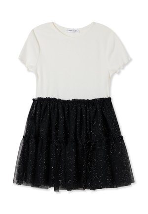 GLITTER TWO-TONE - Vestito elegante - bianco lana