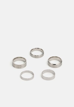 5 PACK - Ringar - silver-coloured