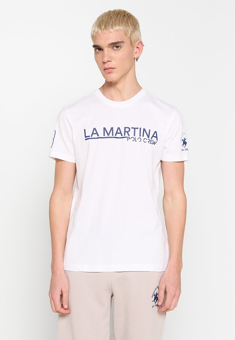 LA MARTINA T-shirt print wit