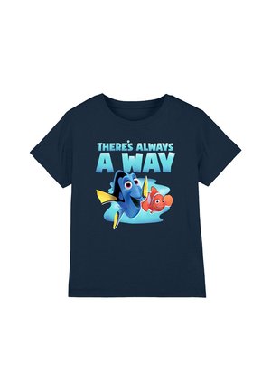 Disney FINDING NEMO DORY THERE'S ALWAYS A WAY - Print T-shirt - dark blue