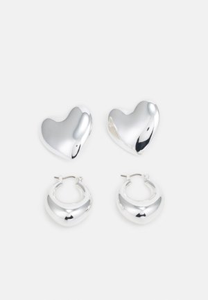 Even&Odd 2 PACK - Boucles d'oreilles - silver-coloured