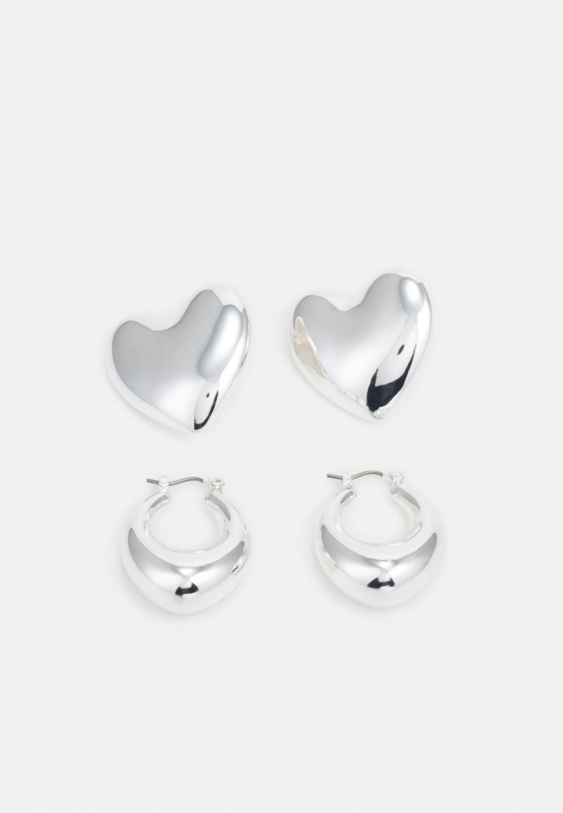 Even&Odd 2 PACK - Naušnice - silver-coloured