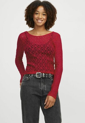 LEAH DEEP BACK  - Majica z dolgimi rokavi - racing red