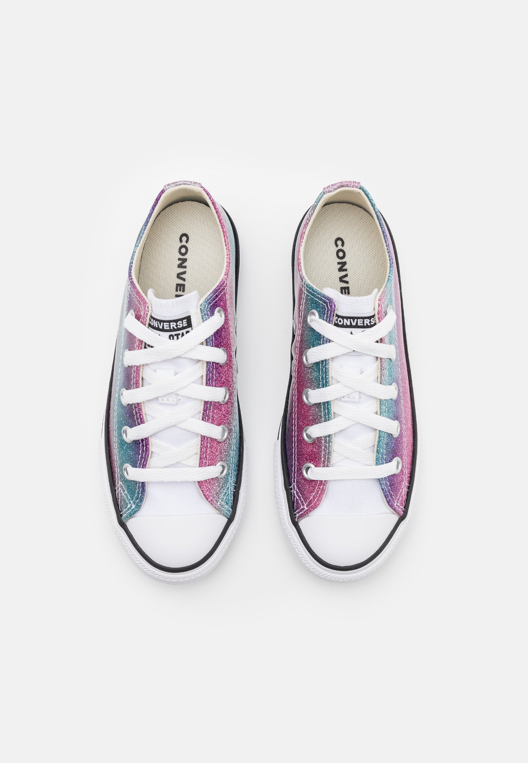 teal glitter converse