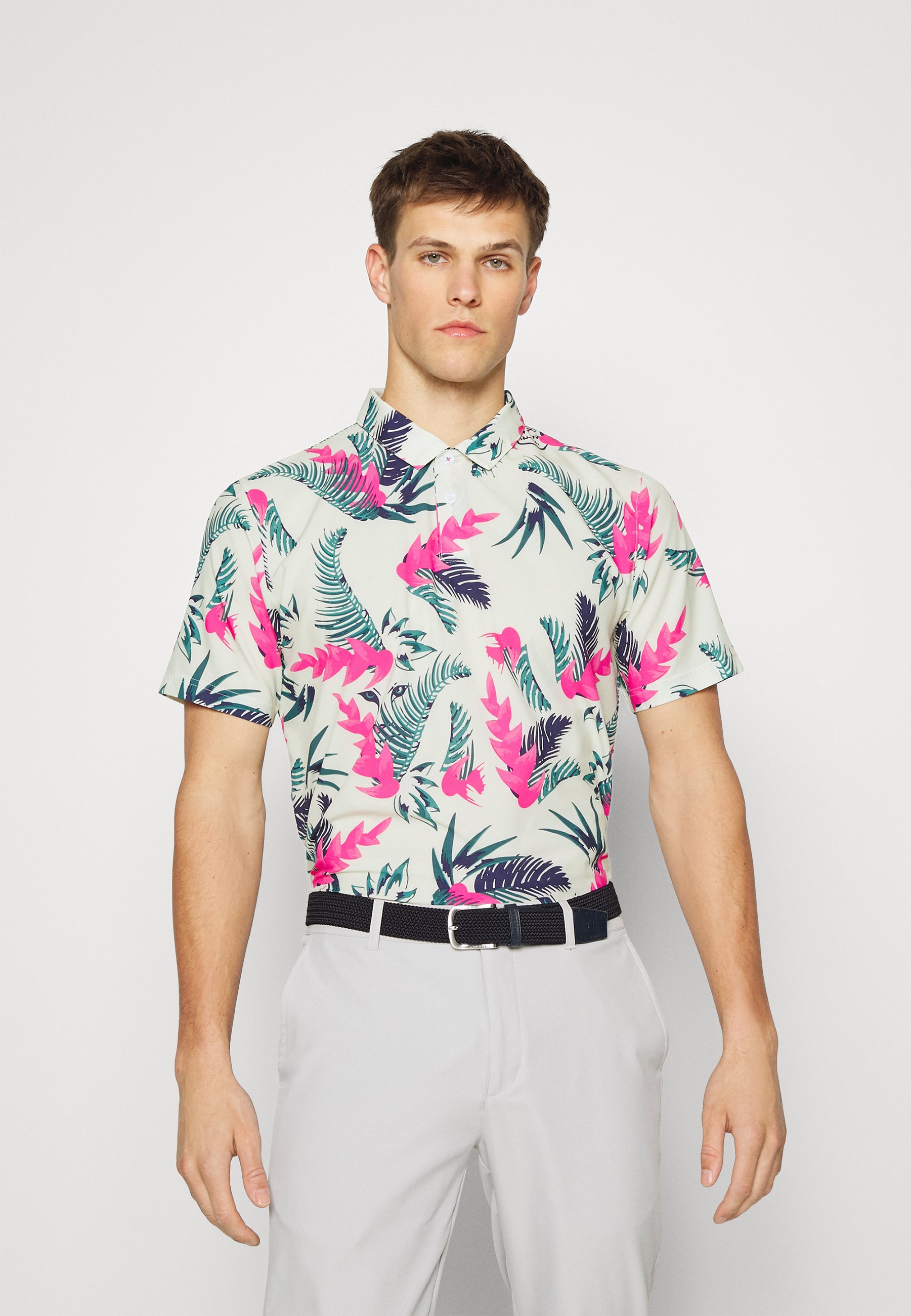 puma floral golf shirt
