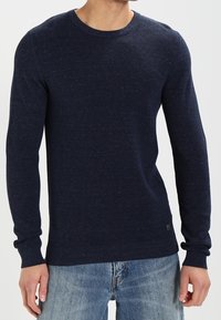 Jack & Jones Stickad tröja - dark blue
