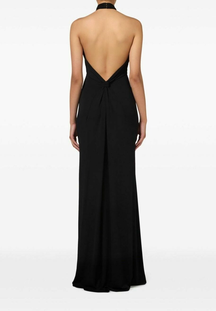Elisabetta Franchi Robe longue - gold/noir - ZALANDO.FR