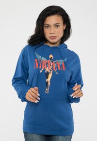 Paradiso Clothing NIRVANA IN UTERO ANGELIC - Hoodie - blue