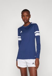 adidas Performance SQUADRA25 JERSEY LW - Langarmshirt - team navy blue/white