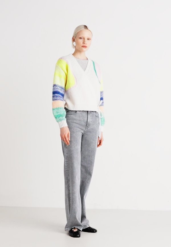 PCSELJA WRAP CARDIGAN - Cardigan - cloud dancer2