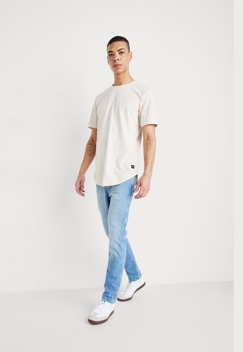 Jack & Jones JJENOA TEE CREW NECK 5 PACK - T-shirts - dark grey