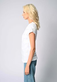 Mira Paris YOU GO GIRL VINTAGE ROLL UP - Trükipildiga T-särk - white