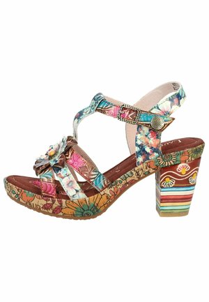 Plateausandaler - brun