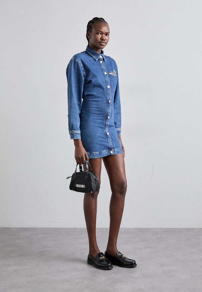 MOSCHINO JEANS Denim dress fantasia blu/light-blue denim