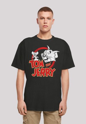 TOM AND JERRY DISTRESSED  - Print T-shirt - black