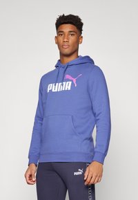 Puma COLOR LOGO HOODIE  - Pulover s kapuco - blue crystal