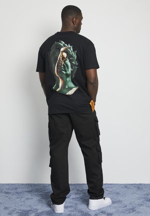CAESAR HEAVY  - Print T-shirt - black