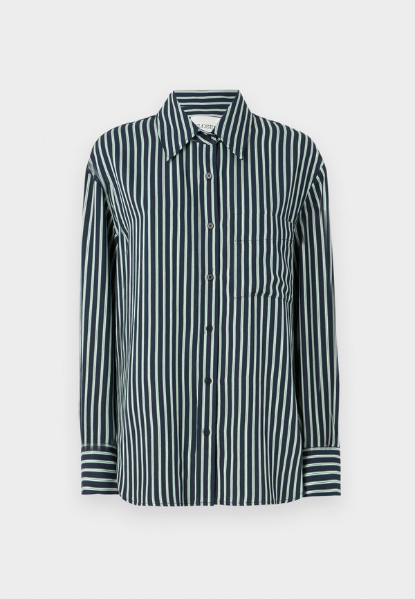 OVERSIZE SHIRT - Button-down blouse - dark night3