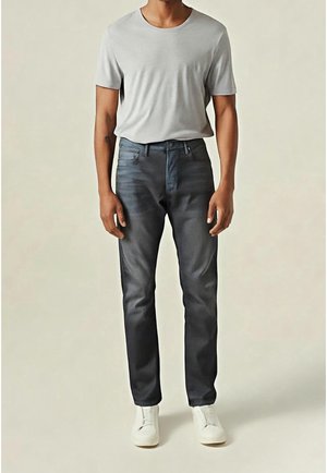 Jeans slim fit - grey denim