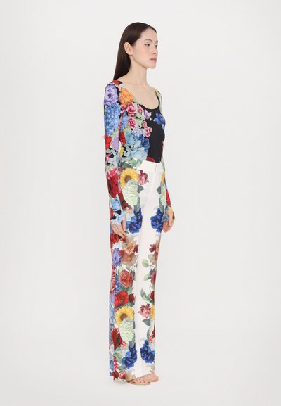 Alice + Olivia ANDREW BOOTCUT SLIM PANT - Kalhoty - off white