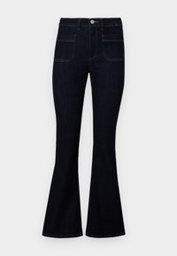ONLWAUW POCKET FLARED BOZ - Flared jeans - dark blue denim