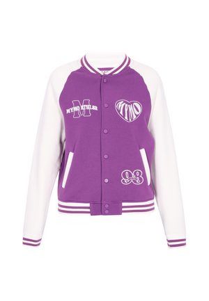 Bomber dzseki - offwhite/purple