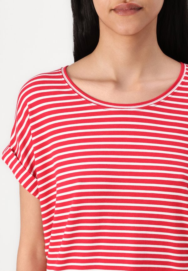 MOSTER STRIPE S/S NOOS - Print T-shirt - lychee2