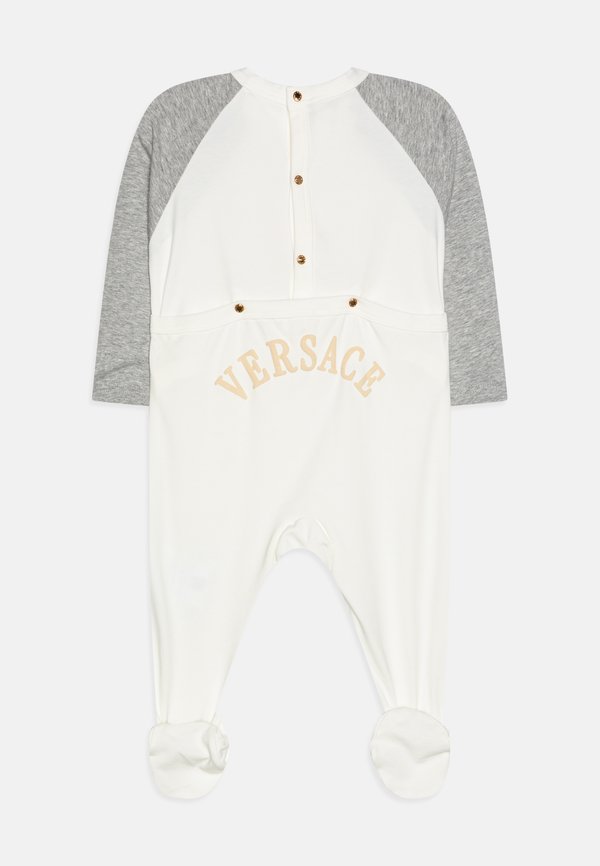 BABY BODYSUIT WITH FEET LOGO TEDDY PRINT LOGO PRINT UNISEX - Sleep suit3