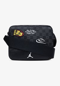 JAM MONOGRAM MESSENGER - Torba čez telo - black
