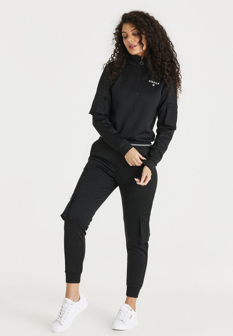 Damen Sweatshirts | SIKSILK SIKSILK SUPREMACY Sweatshirt black/schwarz - VV10686 Damen Sweatshirts | SIKSILK SIKSILK SUPREMACY Sweatshirt black/schwarz - VV10686