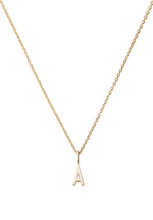 Design Letters HALSKETTE MIT KLEIN INITIAL CHARM GOLD (A-Z) - Collier - gold-coloured