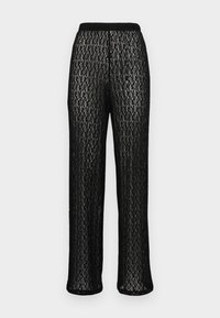 JXLEAH REGULAR FIT STRAIGH PANTS - Püksid - black