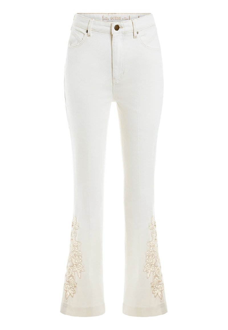 Guess Vaqueros a campana - weiß/blanco -
