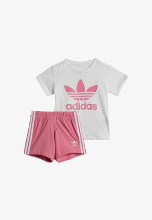 adidas Originals TEE SET-INFANT - Shorts - rose tone white