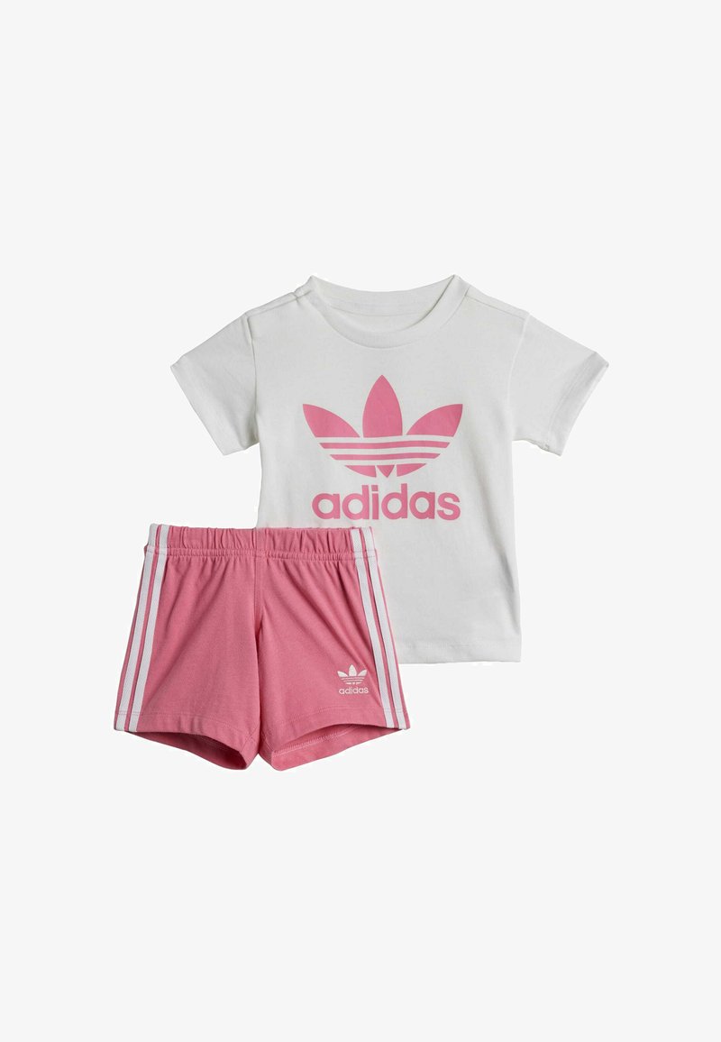 adidas Originals TEE SET-INFANT - Shorts - rose tone white
