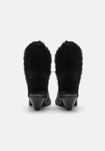 GmbH NAIMA BOOTIE - Papuci înalți - black