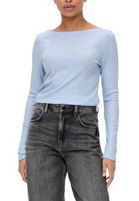 QS Langarmshirt - himmelblau