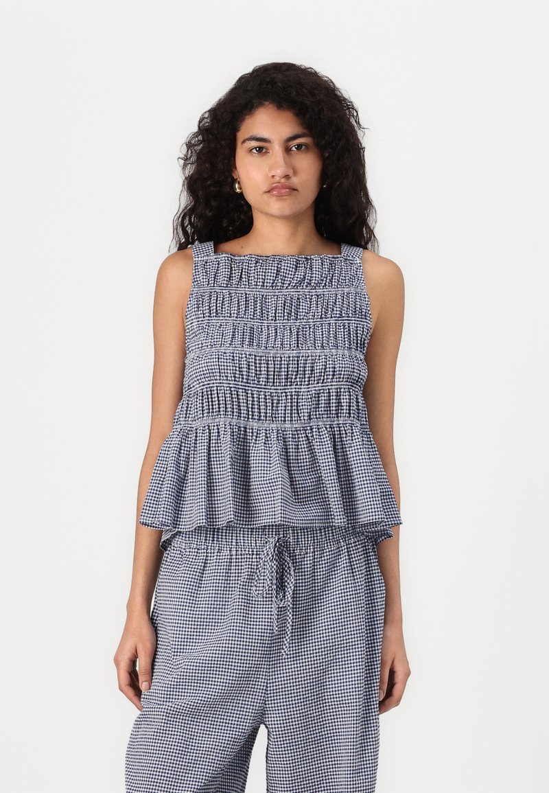 Aware - ROBERTA SQUARE NECK - Viršus - blue depths/birch, Padidinti